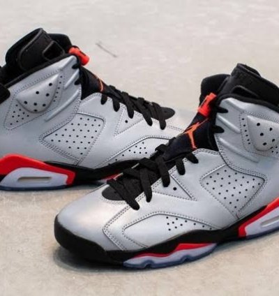 Nike Air Jordan 6 Reflective Basketball Sneakers
