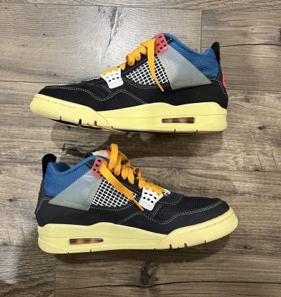Union La Nike Air Jordan 4 Off Noir