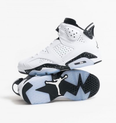 Nike Air Jordan 6 Reverse Oreo Basketball Sneakers
