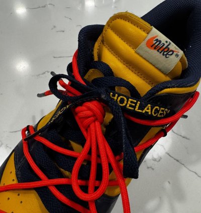 Off-white Nike Dunk Low University Gold