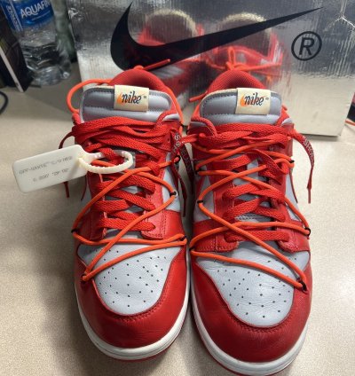 Off-white Nike Dunk Low University Red Sz 10 5