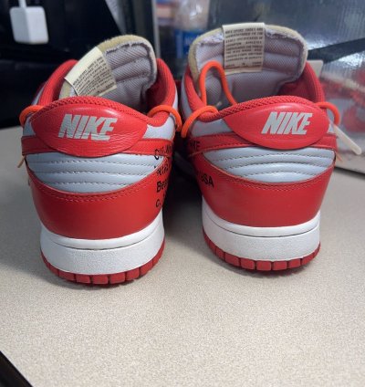 Off-white Nike Dunk Low University Red Sz 10 5
