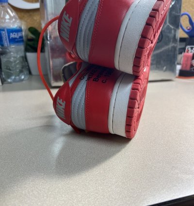 Off-white Nike Dunk Low University Red Sz 10 5