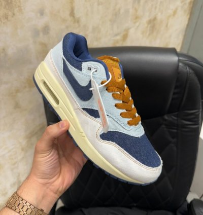 Nike Air Max 1 Aura Midnight Navy Running Shoes