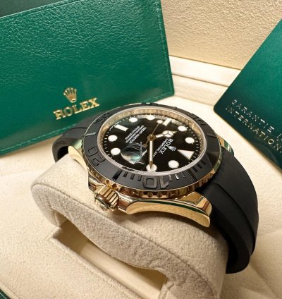 Rolex Yacht-master 42 Oysterflex Yellow Golf Unworn Full Set