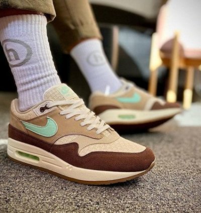 Nike Air Max 1 Crepe Hemp Basketball Sneakers