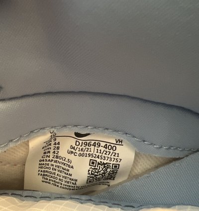 Union Nike Dunk Size 10