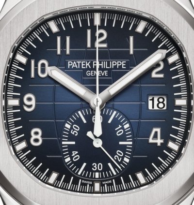 Patek Philippe Aquanaut White Gold Blue Dial 5968g-001