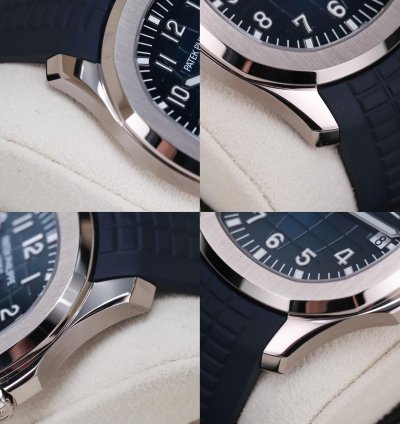 Patek Philippe Aquanaut White Gold Complete Set Mint Blue Dial 42mm - 5168g-001 5168g