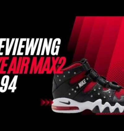 Nike Air Max 2 Cb 94 Black Versity Red Running Shoes