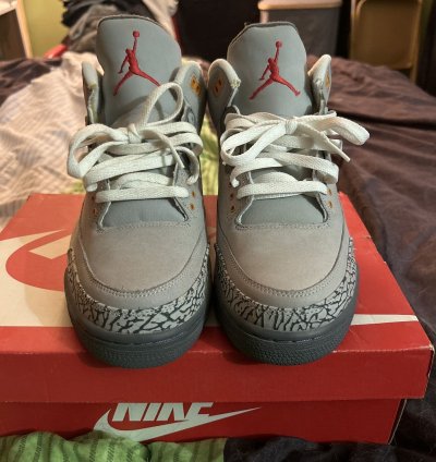 2007 Jordan 3 Cool Grey