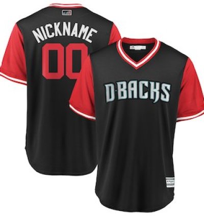 Arizona Diamondbacks Majestic Black 2018 Players Weekend Cool Base Custom Jersey