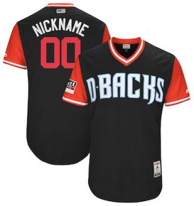 Arizona Diamondbacks Majestic Black 2018 Players Weekend Flex Base Custom Jersey