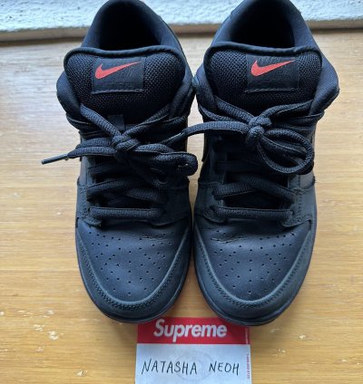Us5 5 Nike Sb Dunk Low Black Pigeon Jeff Staple