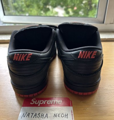 Us5 5 Nike Sb Dunk Low Black Pigeon Jeff Staple