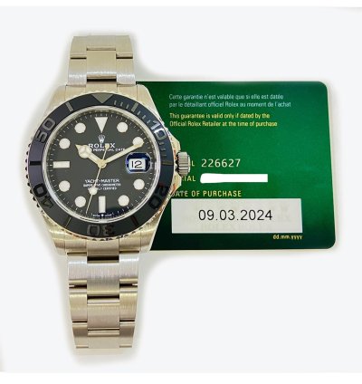 Rolex Yacht-master 42 Titanium Black Dial 226627