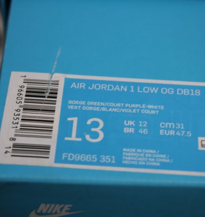 Air Jordan 1 Low Og Db18 Doernbecher 2023 Sz 13