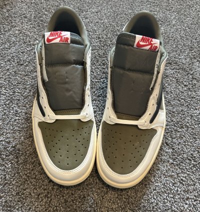 Air Jordan 1 Low Og Sp Medium Olive Size 13