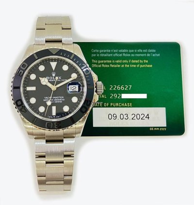 Rolex Yacht-master 42 Titanium With Black Dial Watch 2024