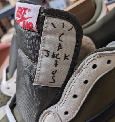 Air Jordan 1 Low Og Sp Travis Scott Dm7866-200 Us10 5