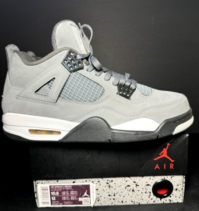 Size 10 5 - Air Jordan 4 Retro Cool Grey 2019 Men Shoes