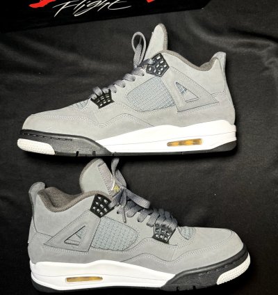 Size 10 5 - Air Jordan 4 Retro Cool Grey 2019 Men Shoes