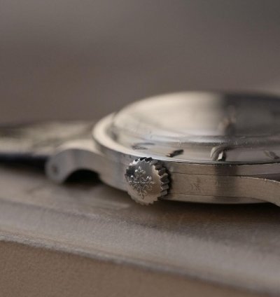 Patek Philippe Calatrava Big Calatrava Raised Enamel Signature Bullet Silver Dial Geneva Seal