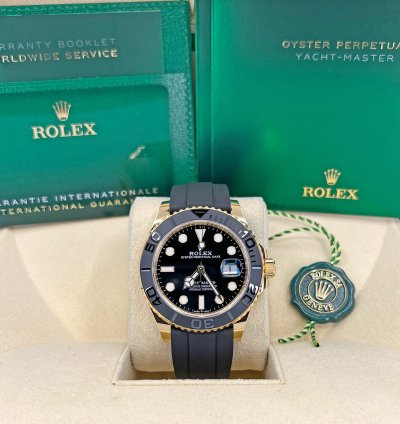 Rolex Yacht-master 42 Unworn 2024 Yacht-master 42 Black Dial Yg 18k Ref 226658