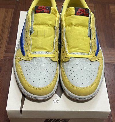 Air Jordan 1 Low Travis Scott Canary
