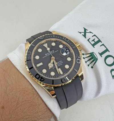 Rolex Yacht-master 42 Unworn 2024 Yacht-master 42 Black Dial Yg 18k Ref 226658
