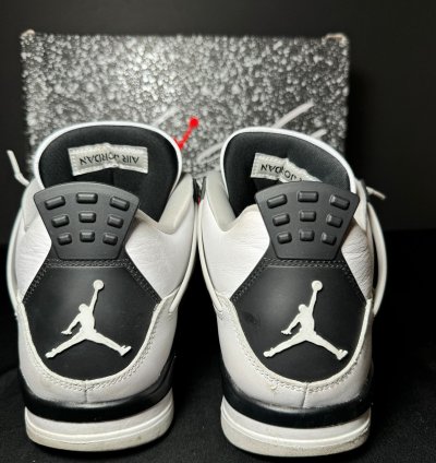Size 10 5 - Air Jordan 4 Retro Military Black Men Shoes