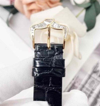 Patek Philippe Calatrava Diamond Rose Gold Mechanical Watch 34mm Calatrava 4895r