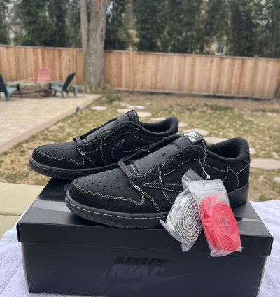 Air Jordan 1 Og Sp Travis Scott Black Phantom