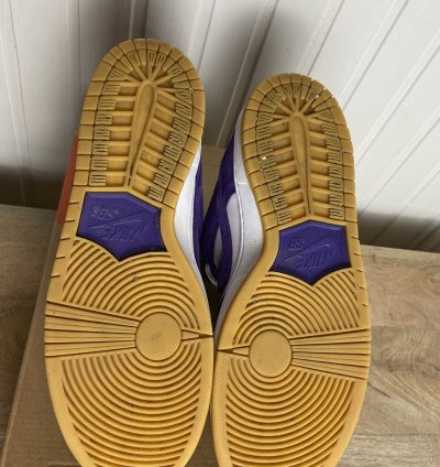 Nike Sb Dunk Low Pro Iso Orange Label Purple Size 10us
