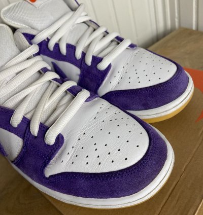 Nike Sb Dunk Low Pro Iso Orange Label Purple Size 10us