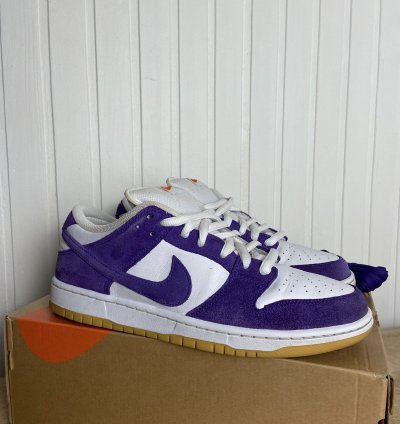 Nike Sb Dunk Low Pro Iso Orange Label Purple Size 10us