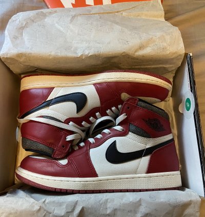 Size 10 Air Jordan 1 High Lost Found
