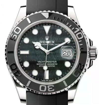 Rolex Yacht-master 42 Unworn Yacht-master 42mm Falcon Eye Dial White Gold Oysterflex 226659 Box Papers 2023