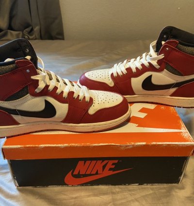 Size 10 Air Jordan 1 High Lost Found