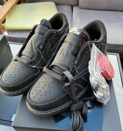 Air Jordan 1 Retro Low Og Sp Travis Scott Black Phantom