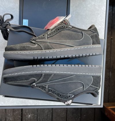 Air Jordan 1 Retro Low Og Sp Travis Scott Black Phantom