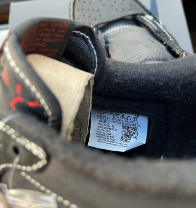 Air Jordan 1 Retro Low Og Sp Travis Scott Black Phantom