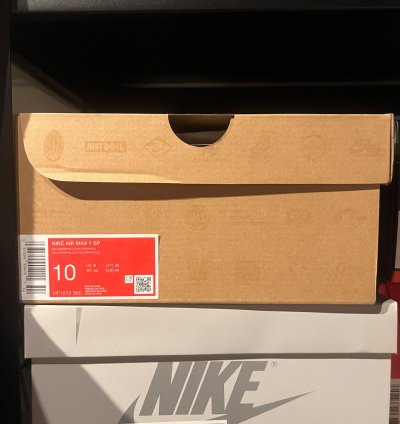 Size 10 Patta Nike Air Max 1 Chlorophyll