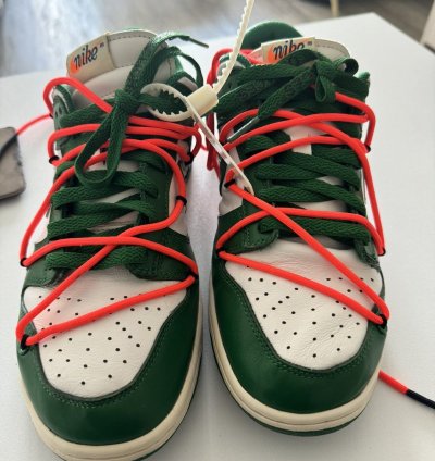 Off-white Off White Nike Dunk Low Green White