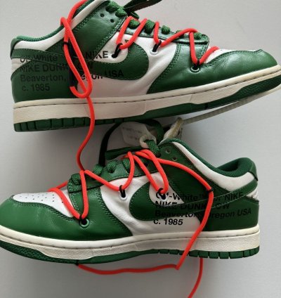 Off-white Off White Nike Dunk Low Green White