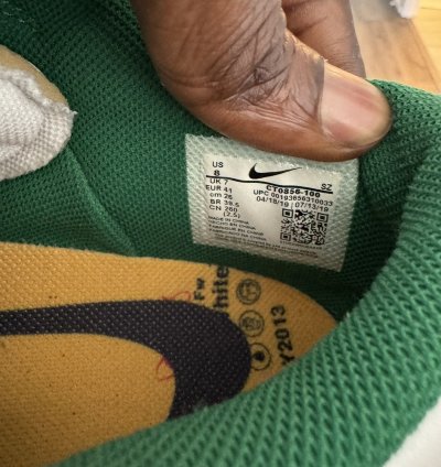 Off-white Off White Nike Dunk Low Green White
