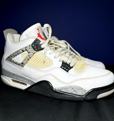Size 11 - Nike Air Jordan 4 Retro Og White Cement 2016