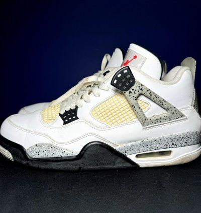 Size 11 - Nike Air Jordan 4 Retro Og White Cement 2016