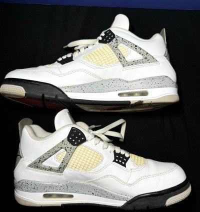 Size 11 - Nike Air Jordan 4 Retro Og White Cement 2016