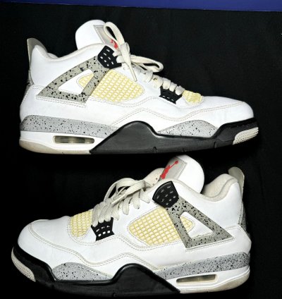 Size 11 - Nike Air Jordan 4 Retro Og White Cement 2016